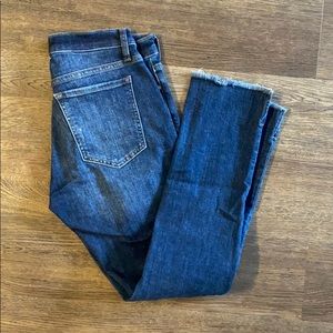 Banana republic distressed skinny jeans
